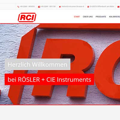 Eich Webdesign | Carola Eich | Karlstein am Main | Aschaffenburg | Offenbach am Main | Frankfurt am Main | Hanau | Relaunch | RCI Rösler | Offenbach am Main - Bieber | Relaunch